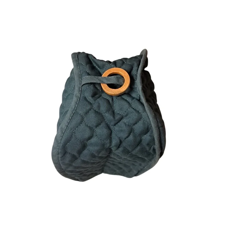 Vintage‎ Hunter Green Quilted 6